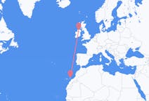 Flights from Lanzarote in Spain to Derry in Northern Ireland