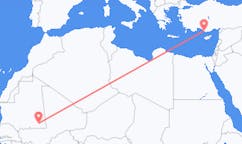 Flyg från Nema, Mauretanien till Gazipaşa, Turkiet