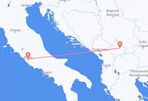 Flights from Rome, Italy to Pristina, Kosovo