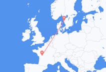 Voli from Poitiers, Francia to Göteborg, Svezia