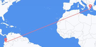 Flights from Ecuador to Greece