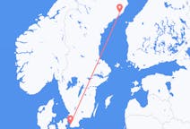 Lennot Uumajasta, Ruotsi Malmoon, Ruotsi