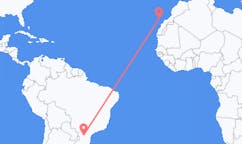 브라질 구아라푸아바에서 출발해 스페인 라스 팔마스 데 그란 카나리아로(으)로 가는 항공편