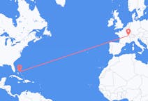 Flights from North Eleuthera, the Bahamas to Dole, France