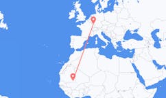 Flyg från Nema, Mauretanien till Saarbrücken, Tyskland