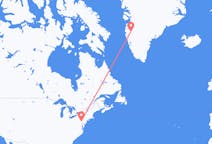 Vuelos de Harrisburg, Estados Unidos a Kangerlussuaq, Groenlandia