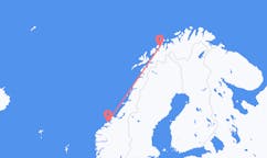 Loty z miasta Kristiansund do miasta Tromsø
