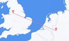 Lennot Düsseldorfista Manchesteriin