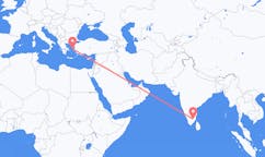 เที่ยวบิน จาก Tiruchirappalli, อินเดีย ไปยัง Chios, กรีซ