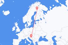 Flights from Rovaniemi to Banja Luka