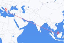 Flyreiser fra Sibu, Malaysia til Korfu, Hellas