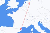 Flyg från Münster, Tyskland till Girona, Spanien