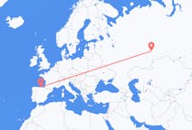 Flyg från Yekaterinburg till Santander