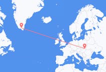 Flyrejser fra Narsarsuaq, Grønland til Košice, Slovakiet