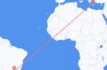 Flights from São Paulo to Santorini