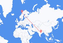 Flights from Raipur, India to Bodø, Norway