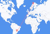 Flights from Chapecó, Brazil to Kiruna, Sweden