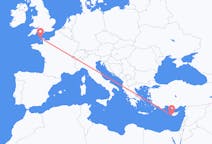 Flyreiser fra Alderney, Guernsey til Páfos, Kypros