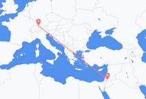 Flyreiser fra Amman, til Friedrichshafen
