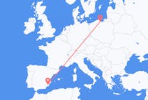 폴란드 그단스크에서 출발해 스페인 무르시아로(으)로 가는 항공편