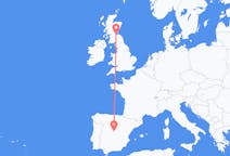 Flyreiser fra Edinburgh, Skottland til Madrid, Spania