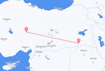 Vluchten van Şırnak naar Kayseri