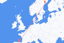 Flyreiser fra Örnsköldsvik, Sverige til Santander, Spania