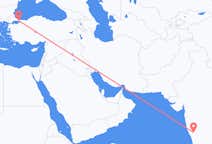Flyreiser fra Hubli-Dharwad, India til Istanbul, Tyrkia