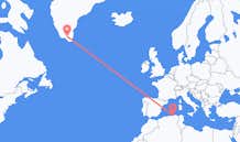 Flyreiser fra Jijel, Algerie til Narsarsuaq, Grønland