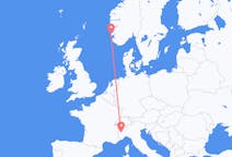 Flyreiser fra Haugesund, Norge til Torino, Italia