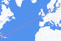 Flyrejser fra Montego Bay, Jamaica til Lappeenranta, Finland