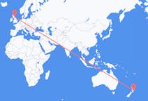Flyg från Napier, Nya Zeeland, Nya Zeeland till Edinburgh, Skottland
