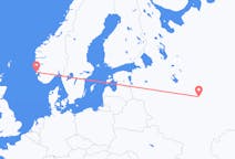 Fly fra Nizjnij Novgorod til Haugesund