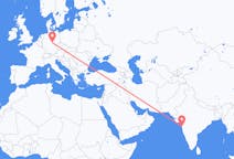 Flyg från Bombay, Indien till Erfurt, Tyskland