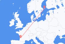 Flyreiser fra Bordeaux, til Mariehamn