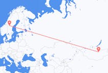 从乌兰巴托飞往厄斯特松德的航班