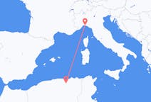 Flyreiser fra Sétif, Algerie til Genova, Italia