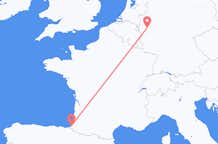 出发地 法国出发地 比亚里茨目的地 德国科隆的航班