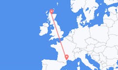 Flyreiser fra Aspiran, Frankrike til Inverness, Skottland