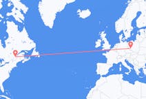 Flyreiser fra Québec, Canada til Wrocław, Polen