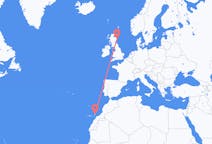 Flights from Lanzarote in Spain to Aberdeen in Scotland