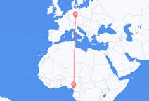 Flyreiser fra Douala, Kamerun til Nürnberg, Tyskland