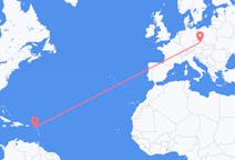 Vluchten van Saint Kitts, Saint Kitts en Nevis naar Pardubice, Tsjechië