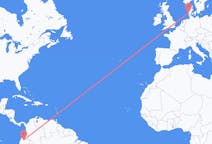 Flights from Quito, Ecuador to Esbjerg, Denmark