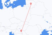 Flyg från Kaunas, Litauen till Osijek, Kroatien
