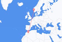 Flyg från Errachidia till Stavanger