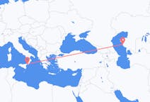 Flyreiser fra Aktau, Kasakhstan til Reggio di Calabria, Italia