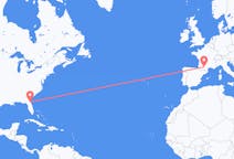 Flyreiser fra Jacksonville, USA til Toulouse, Frankrike