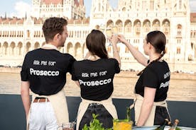 Budapest kveld sightseeing cruise og ubegrenset Prosseccoo