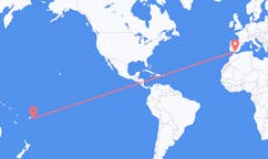 Flyg från Lakeba Island, Fiji till Malaga, Spanien